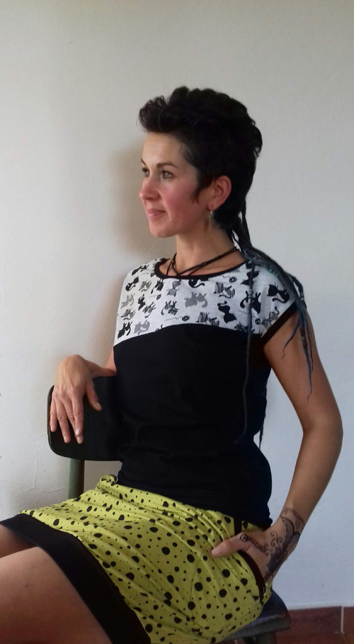 Kočičí šikmo střižené — foto 3