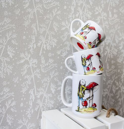 Hrnek - VELKÝ 400ml - Muchomůrka — foto 3