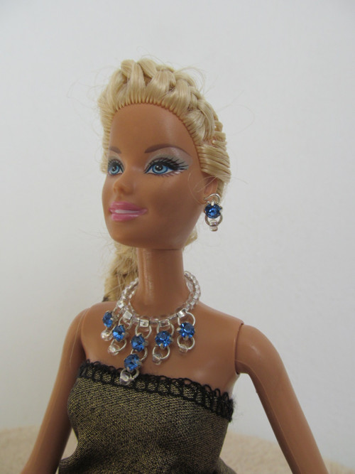 Souprava - náhrdelník a náušnice pro Barbie — foto 2