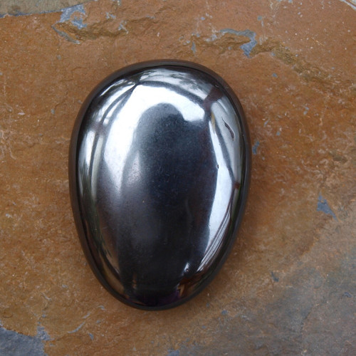Hematit, placka 37 x 2 mm — foto 2