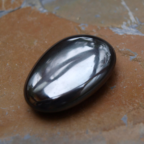 Hematit, placka 37 x 2 mm — foto 3