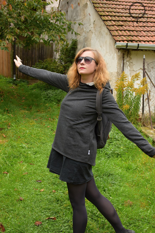 Šedá mikina, vel. XL SLEVA — foto 2