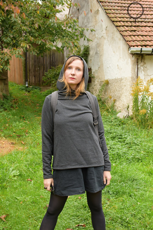 Šedá mikina, vel. XL SLEVA — foto 4