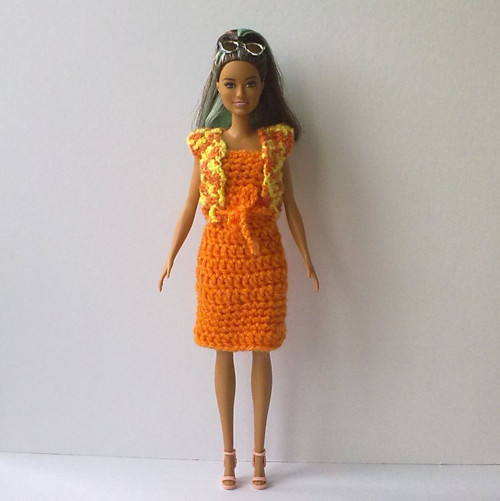 Oblečky pro Barbie - šaty, vestička — foto 2