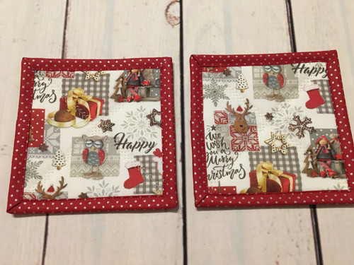 Vánoční podtácky sada 4ks — foto 3