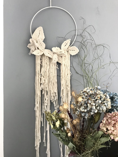 Lapač snů - macrame květy — foto 3