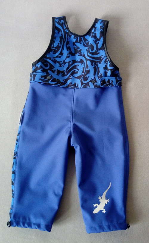 Zimní softshell. lacláče - ještěrky - velikost 80 — foto 2