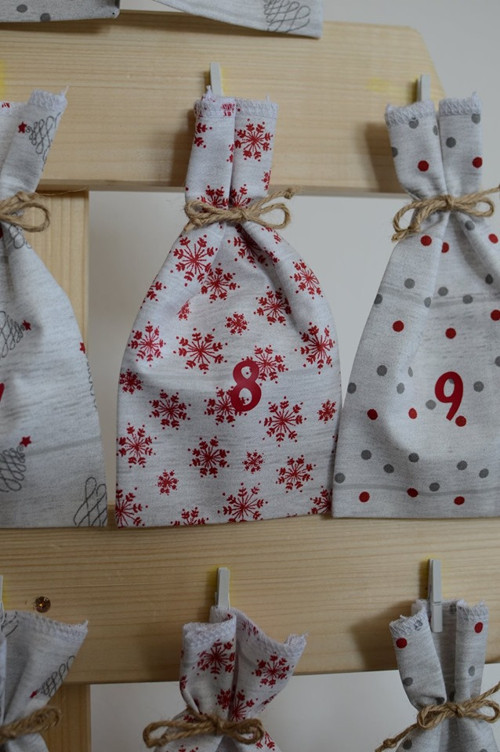Adventní kalendář bílý — foto 3