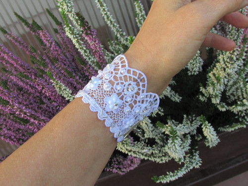 Krajkový náramek L — foto 3