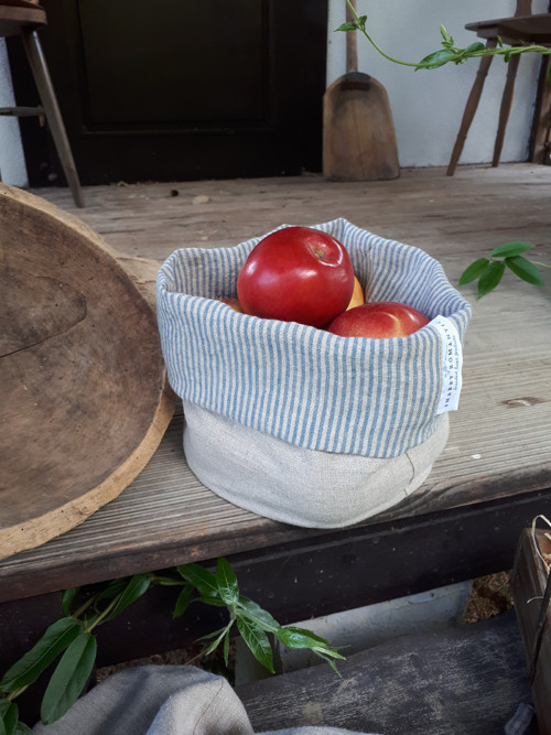Lněný košík Linen Memories — foto 4