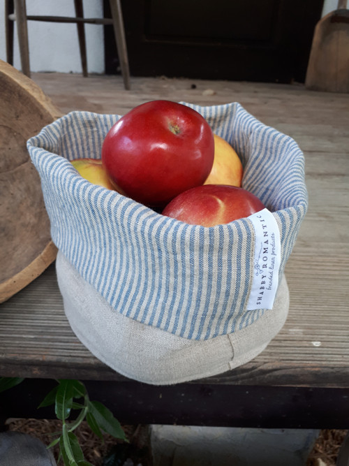Lněný košík Linen Memories — foto 3