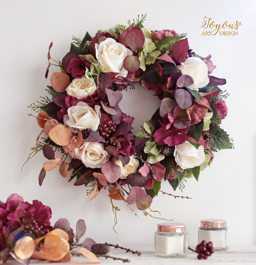 Elegantní podzimní věnec — foto 3
