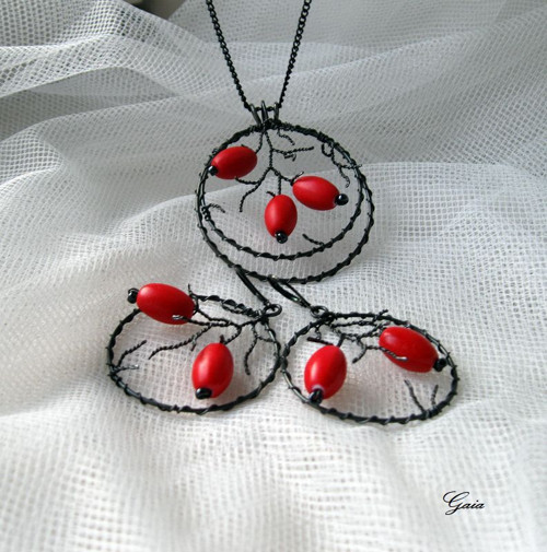 Náušnice...kruhy s šípky — foto 5