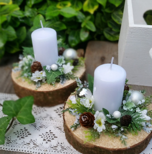 Jemné vánoční svícínky — foto 4