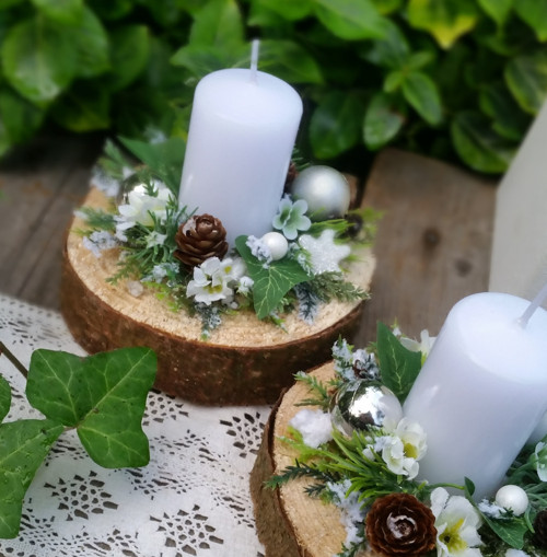 Jemné vánoční svícínky — foto 3
