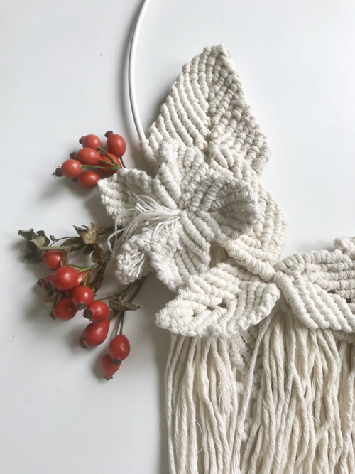 Lapač snů - macrame květy — foto 4