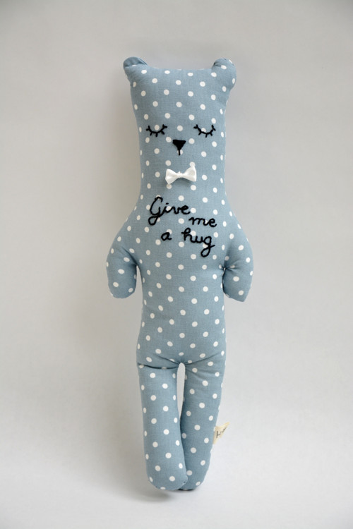 Bubu Bear grey, white dots III. — foto 2