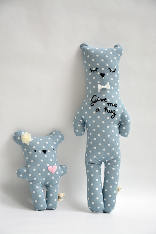 Bubu Bear grey, white dots III. — foto 5