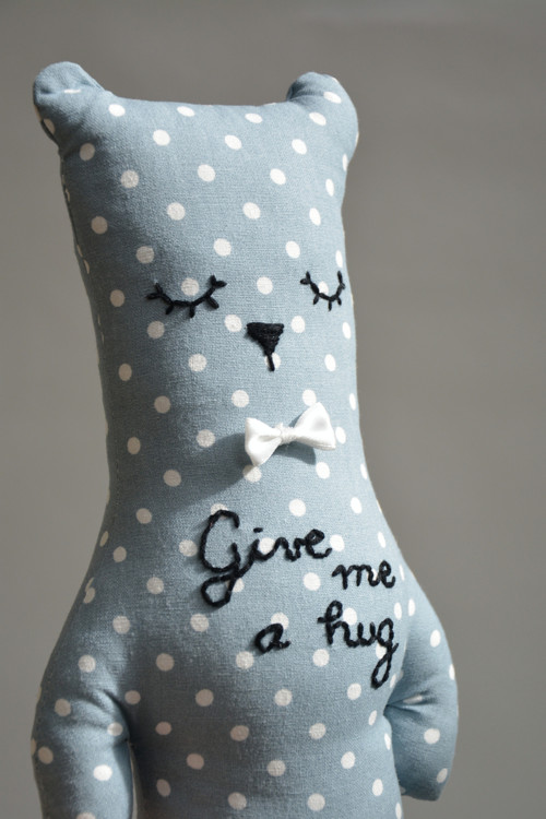 Bubu Bear grey, white dots III. — foto 6