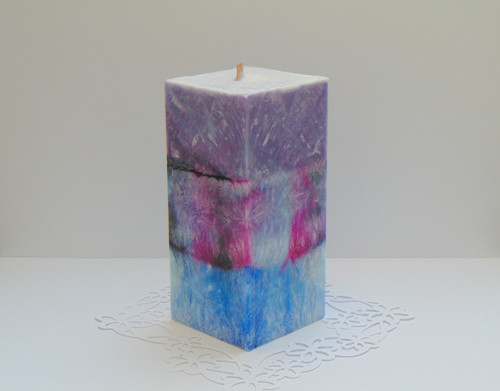 Fialovo-modrá svíčka — foto 2