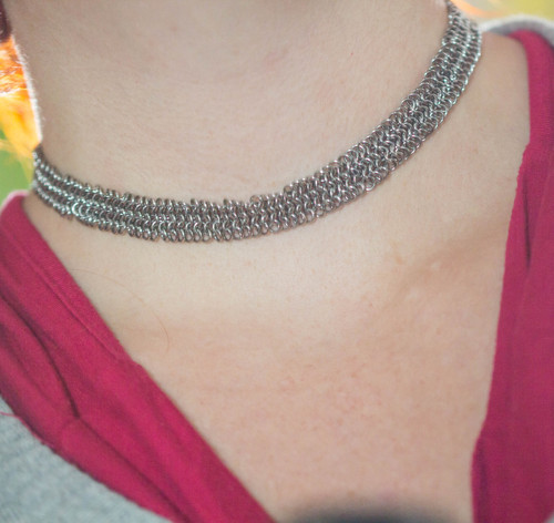 Micro ochránce (Chirurgická ocel) - chocker — foto 2