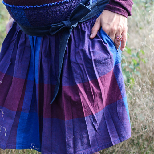 Poselství...sukně s vázankou FOLKLÓR — foto 3