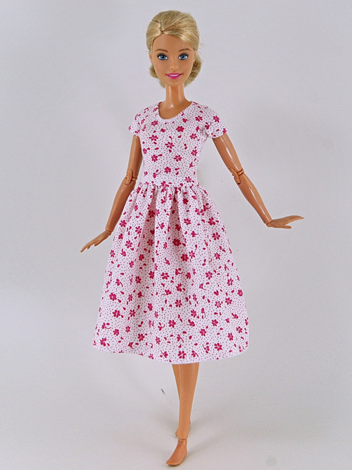 Barbie - Bílorůžové šaty — foto 3
