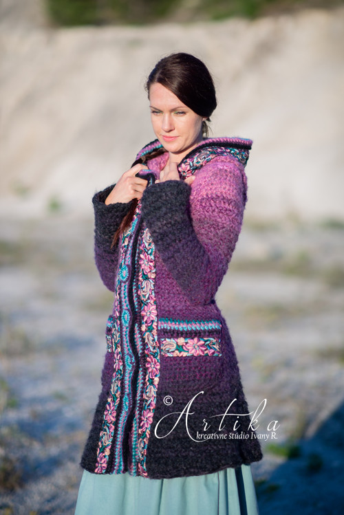 Kabátik Violet spirit — foto 2