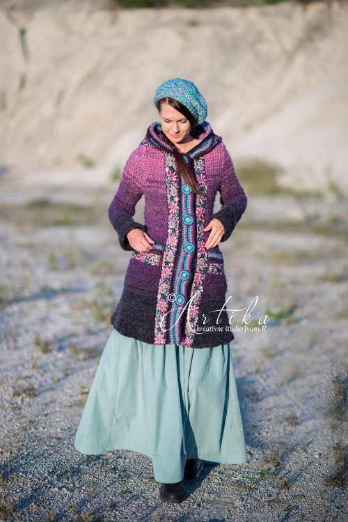 Kabátik Violet spirit — foto 4