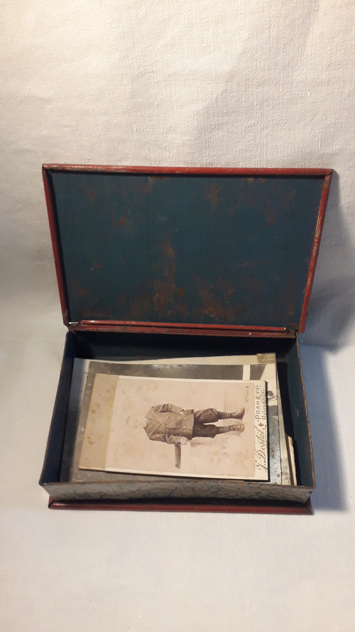 Plechová krabička na pohlednice — foto 3
