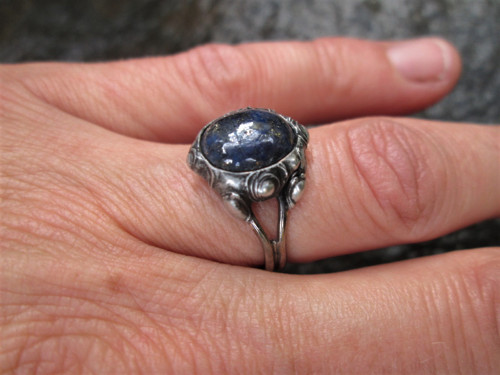 Prsten ,, Noční oblohy " s lapis - lazuli — foto 5