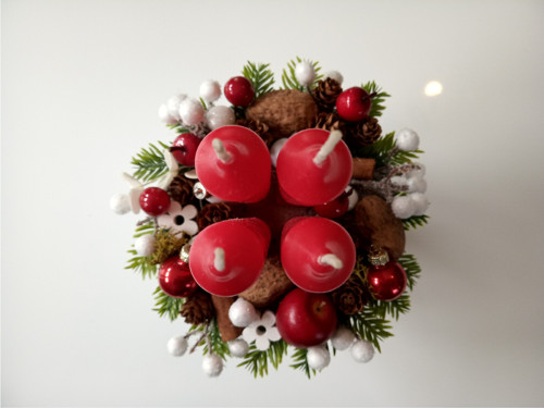 Adventní svícen v plecháčku — foto 3