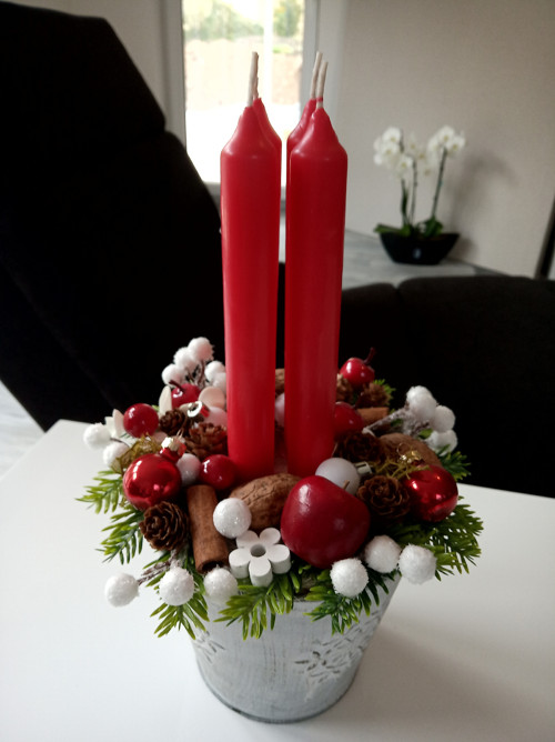 Adventní svícen v plecháčku — foto 5