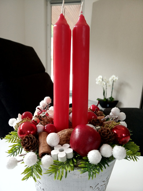 Adventní svícen v plecháčku — foto 4