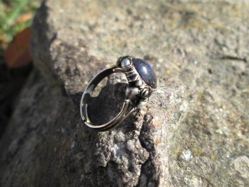Prsten ,, Noční oblohy " s lapis - lazuli — foto 4