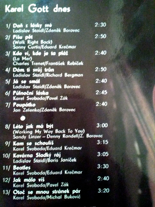 LP Karel Gott dnes — foto 5