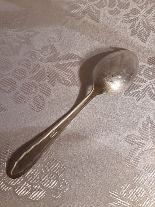 Stará hliníková polevková lžíce... — foto 2