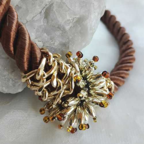 Náhrdelník SATÉNOVÝ STŘAPÁČ — foto 6