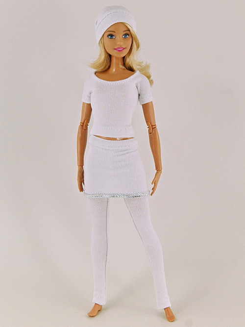 Barbie - Bílý komplet — foto 3