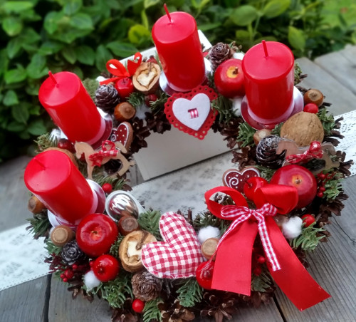 Adventní věneček na stůl - rezervace — foto 2