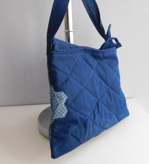 Džínový patchwork - kabelka — foto 4
