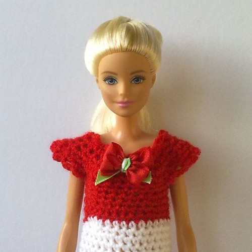 Oblečky pro Barbie - šaty + botičky — foto 3