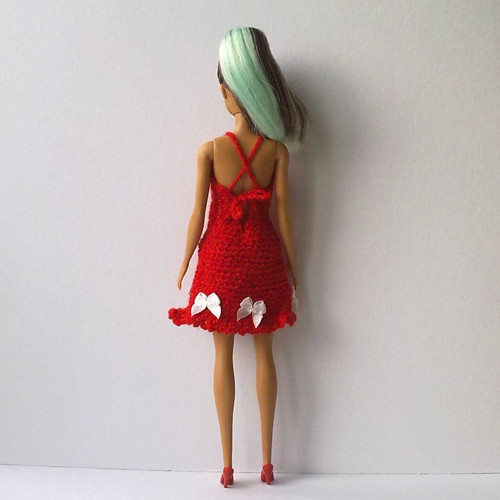 Oblečky pro Barbie - šaty + botičky — foto 3