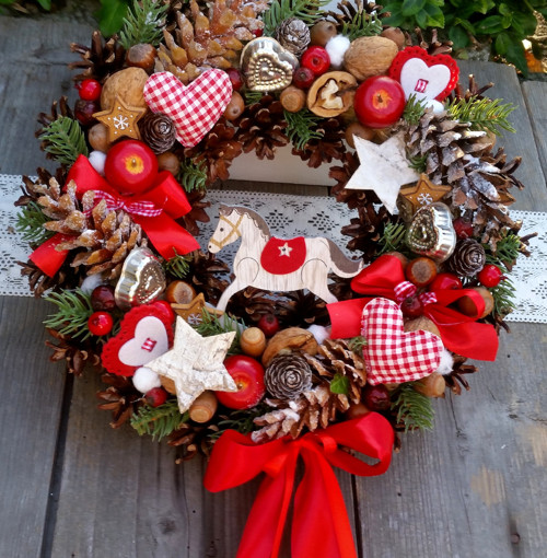 Adventní věnec s koníkem — foto 3