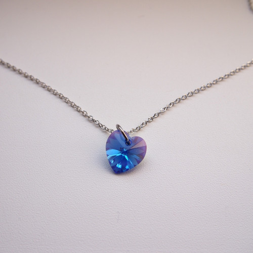 Náhrdelník se srdíčkem Swarovski — foto 3