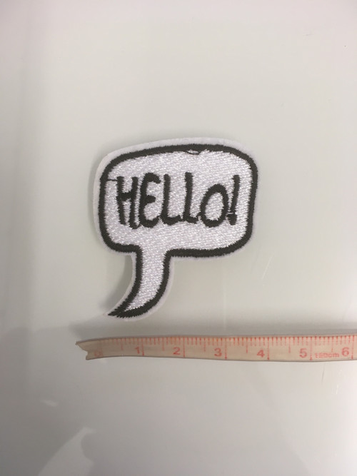 Nažehlovačka / nášivka - Hello — foto 2