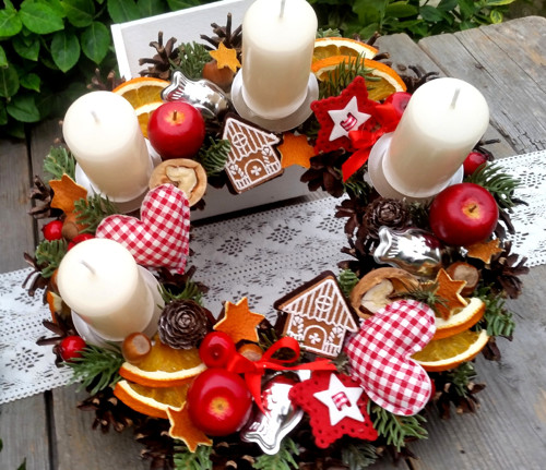 Adventní věnec "Vůně pomerančů" — foto 2