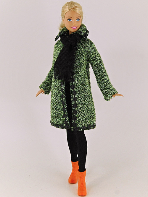 Barbie - Svetrokabát v zelené — foto 3