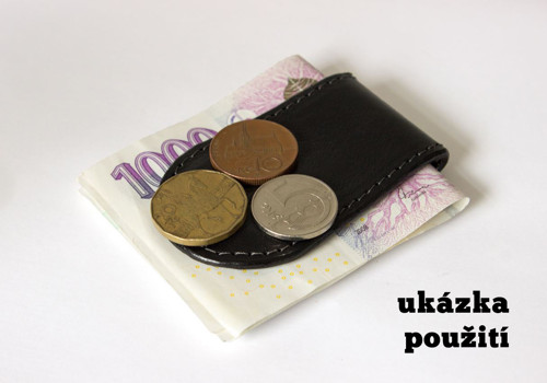 Magnetická spona na peníze černá — foto 2