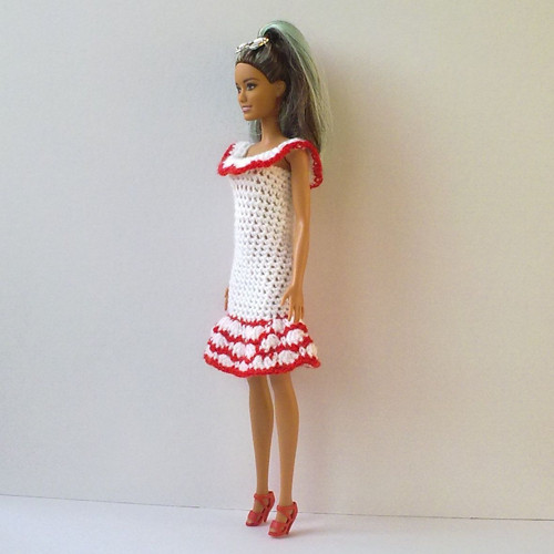 Oblečky pro Barbie - šaty + botičky — foto 5